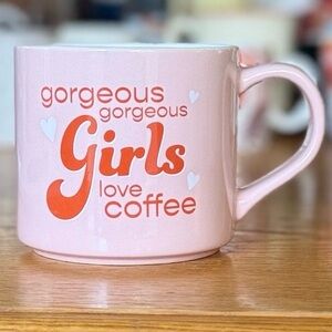 GORGEOUS GIRLS LOVE COFFEE 14oz PARKER LANE Ceramic Mug ☕️💃🏼💕